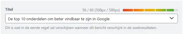 SEO-titel in Rank Math